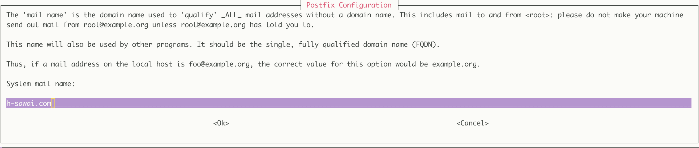 Postfix
